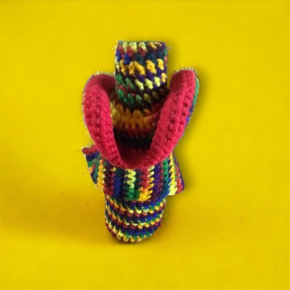 Crocheted Hot Sauce Bottle Cover